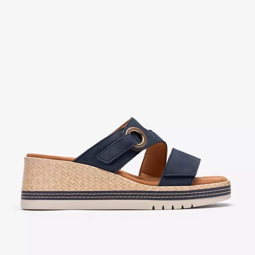 Kidiki Cove navy nubuck-kilehæle til kvinder Kidiki Cove navy nubuck-kilehæle til kvinder