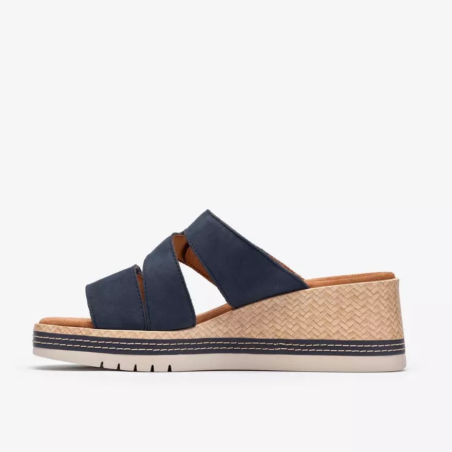 Kidiki Cove navy nubuck-kilehæle til kvinder Kidiki Cove navy nubuck-kilehæle til kvinder