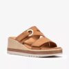 Kidiki Cove tan nubuck-kilehæle til kvinder