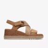 Kidiki Sun beige kombination-kilehæle-sandaler til kvinder Kidiki Sun beige kombination-kilehæle-sandaler til kvinder