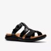 Kitly Pearl flade sandaler i sort lak til kvinder