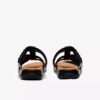 Kitly Pearl flade sandaler i sort lak til kvinder