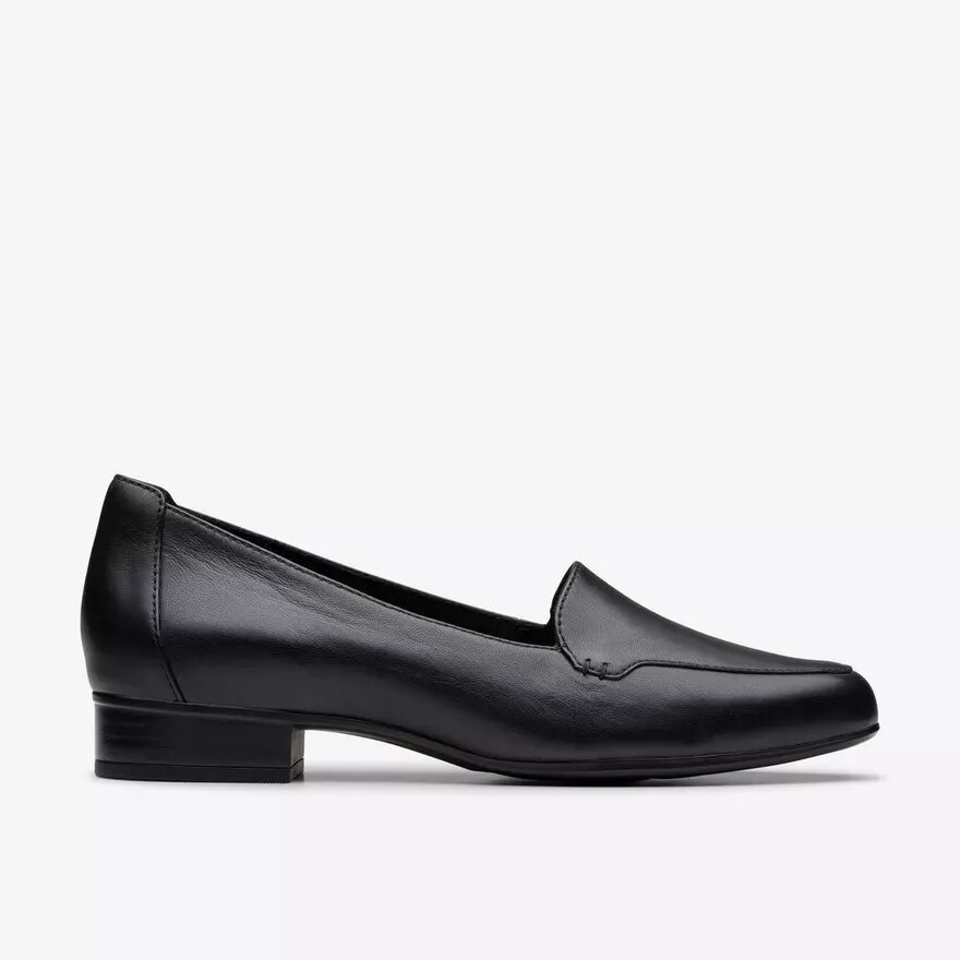 Krystine Lily slip-ons i sort læder til kvinder Krystine Lily slip-ons i sort læder til kvinder