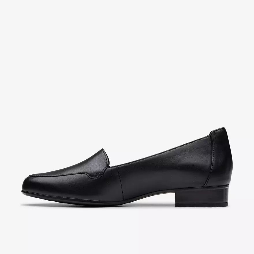 Krystine Lily slip-ons i sort læder til kvinder Krystine Lily slip-ons i sort læder til kvinder