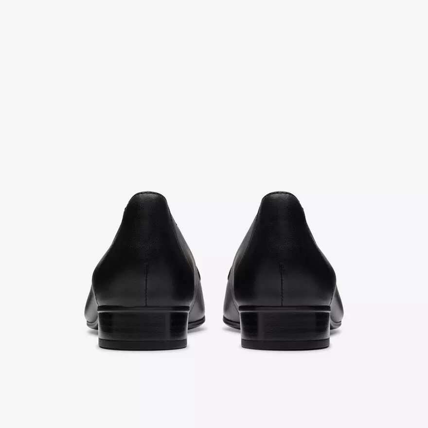 Krystine Lily slip-ons i sort læder til kvinder Krystine Lily slip-ons i sort læder til kvinder
