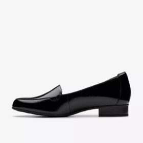 Krystine Lily sort lak-Slip-ons til kvinder