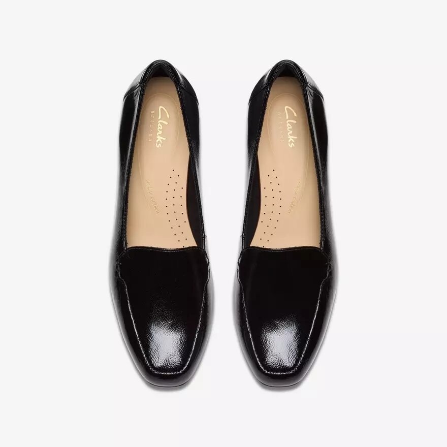 Krystine Lily sort lak-Slip-ons til kvinder Krystine Lily sort lak-Slip-ons til kvinder