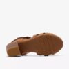 Kymber Glow-sandaler med hæl i tanfarvet læder til kvinder Kymber Glow-sandaler med hæl i tanfarvet læder til kvinder