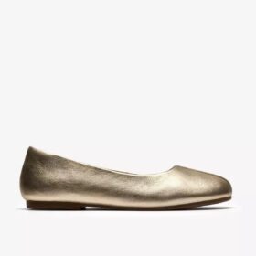 Livia Lily ballerinasko i blødt guld til kvinder