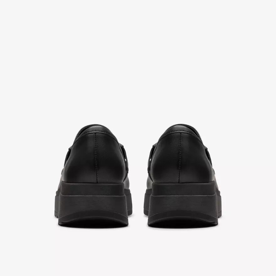 Loriini Izzy sort læder Loafers til kvinder Loriini Izzy sort læder Loafers til kvinder