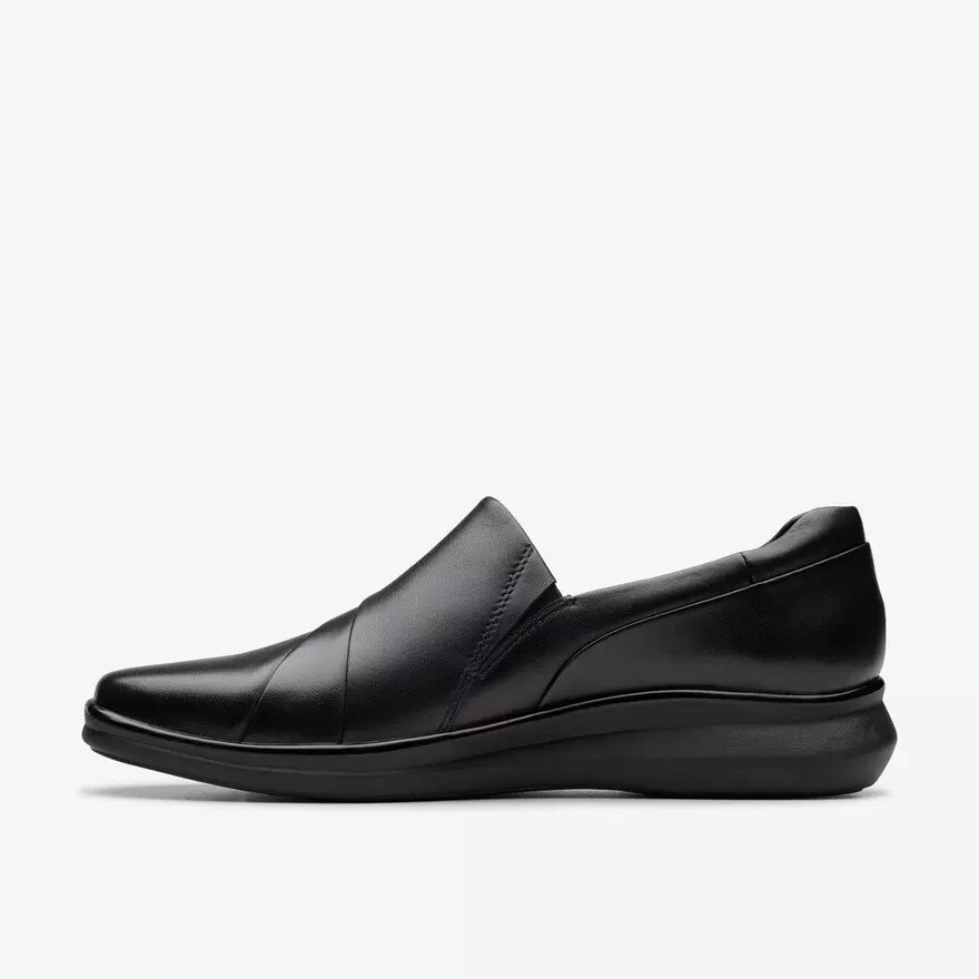 Lynell Slip-ons – sorte lædersko til kvinder Lynell Slip-ons – sorte lædersko til kvinder