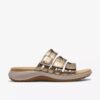 Maelynn Abby guldmetalliske flade sandaler til kvinder Maelynn Abby guldmetalliske flade sandaler til kvinder