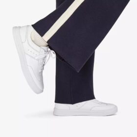 Makea Court hvide lædersneakers til kvinder