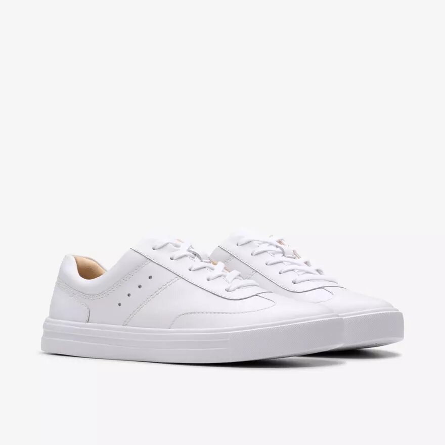 Makea Court hvide lædersneakers til kvinder Makea Court hvide lædersneakers til kvinder