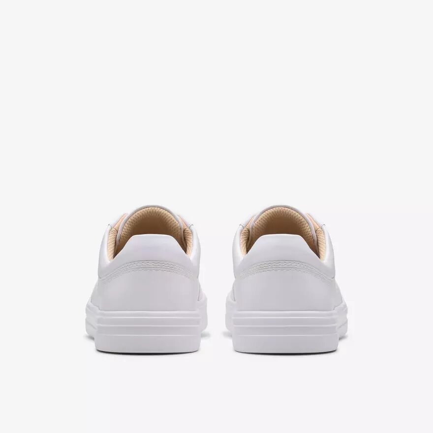 Makea Court hvide lædersneakers til kvinder Makea Court hvide lædersneakers til kvinder