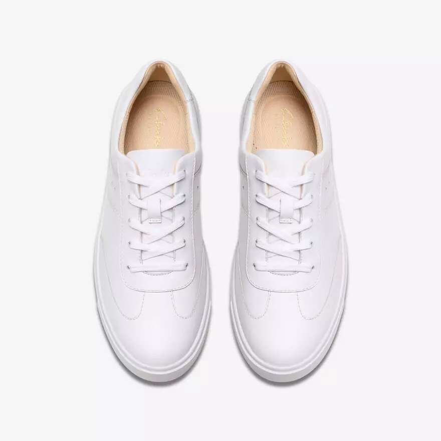 Makea Court hvide lædersneakers til kvinder Makea Court hvide lædersneakers til kvinder