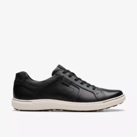 Mapstone Lace sneakers i sort læder til mænd