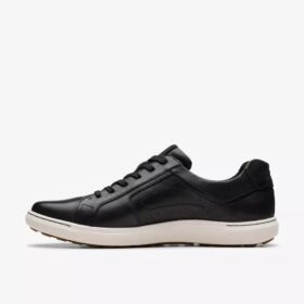 Mapstone Lace sneakers i sort læder til mænd
