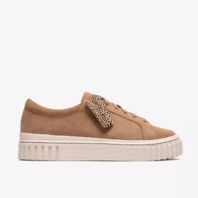 Mayhill Gåsko beige ruskindssneakers til kvinder Mayhill Gåsko beige ruskindssneakers til kvinder