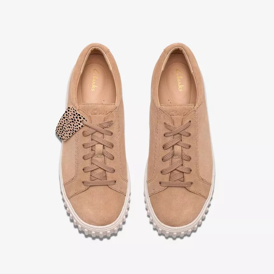 Mayhill Gåsko beige ruskindssneakers til kvinder Mayhill Gåsko beige ruskindssneakers til kvinder
