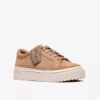 Mayhill Gåsko beige ruskindssneakers til kvinder Mayhill Gåsko beige ruskindssneakers til kvinder