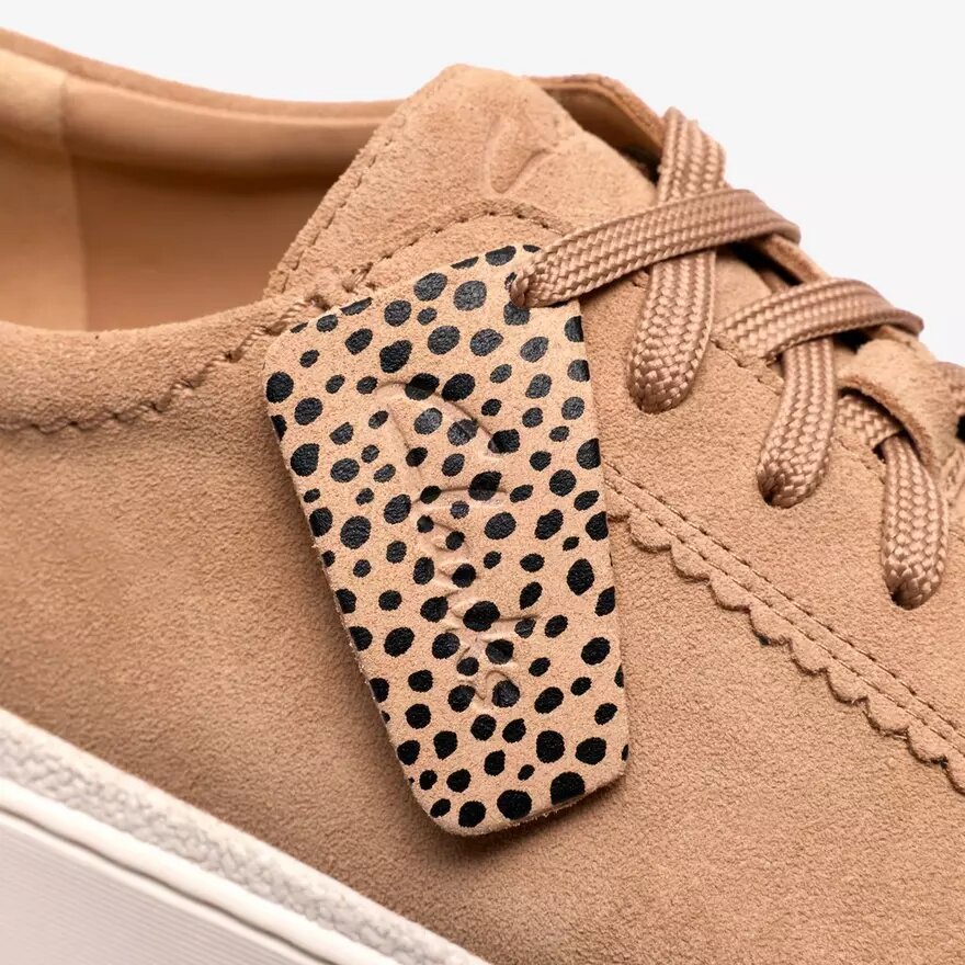Mayhill Gåsko beige ruskindssneakers til kvinder Mayhill Gåsko beige ruskindssneakers til kvinder