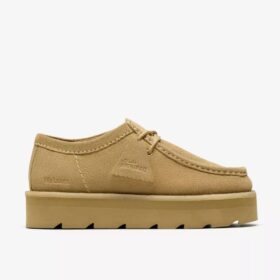 Meare Walla til kvinder. Wallabees i ahornfarvet ruskind