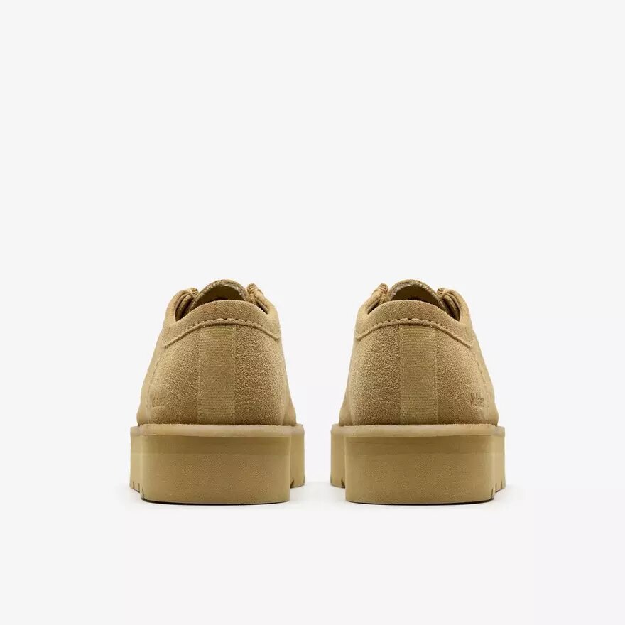 Meare Walla til kvinder. Wallabees i ahornfarvet ruskind Meare Walla til kvinder. Wallabees i ahornfarvet ruskind
