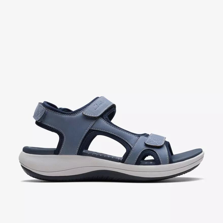 Mira Bay-rem-sandaler til kvinder i denimblå med Cloudsteppers™-teknologi Mira Bay-rem-sandaler til kvinder i denimblå med Cloudsteppers™-teknologi