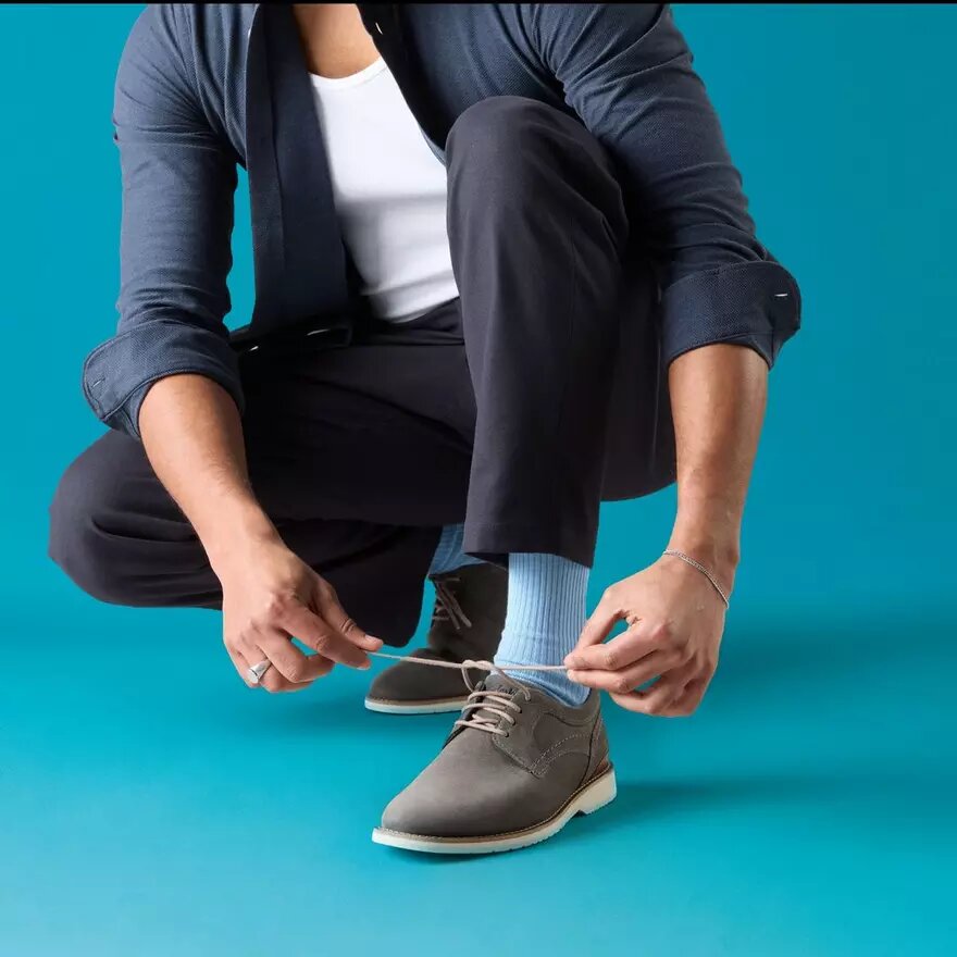 Monahan Plain Stone Nubuck Oxfords til mænd Monahan Plain Stone Nubuck Oxfords til mænd