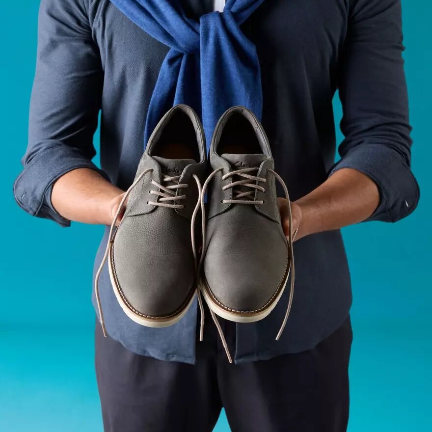 Monahan Plain Stone Nubuck Oxfords til mænd Monahan Plain Stone Nubuck Oxfords til mænd