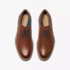 Monahan Plain Tan Leather Oxford Sko til mænd | Clark’s
