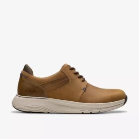 Motion Trek Pt mænds mørkebrune lædersneakers