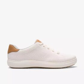 Nalle Gåsko hvide strikkede Sneakers til kvinder