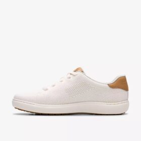 Nalle Gåsko hvide strikkede Sneakers til kvinder