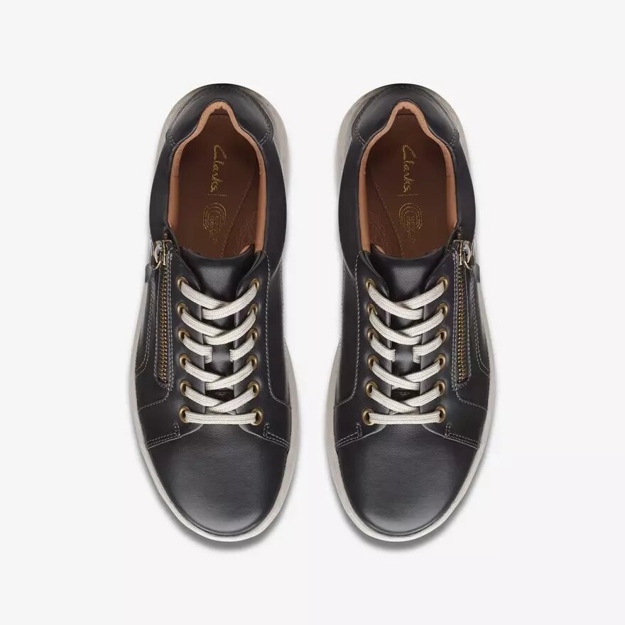 Nalle Lace sneakers i sort læder til kvinder Nalle Lace sneakers i sort læder til kvinder