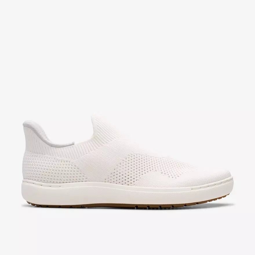 Nalle Step hvide strikkede Slip-ons til kvinder Nalle Step hvide strikkede Slip-ons til kvinder