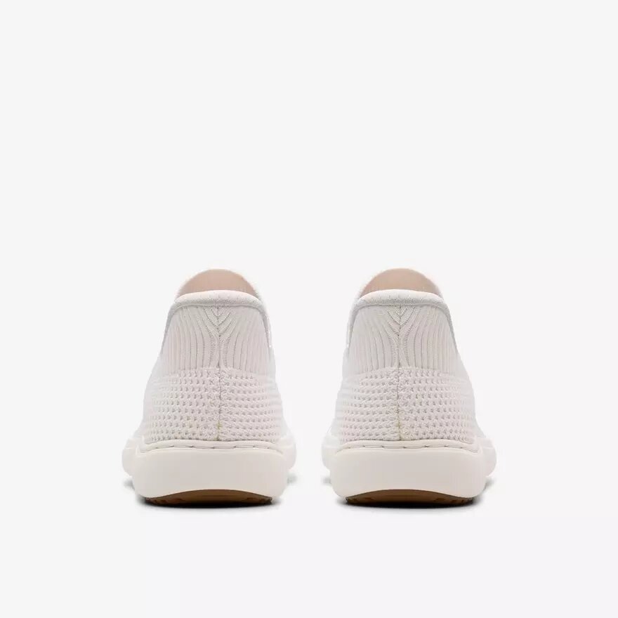 Nalle Step hvide strikkede Slip-ons til kvinder Nalle Step hvide strikkede Slip-ons til kvinder