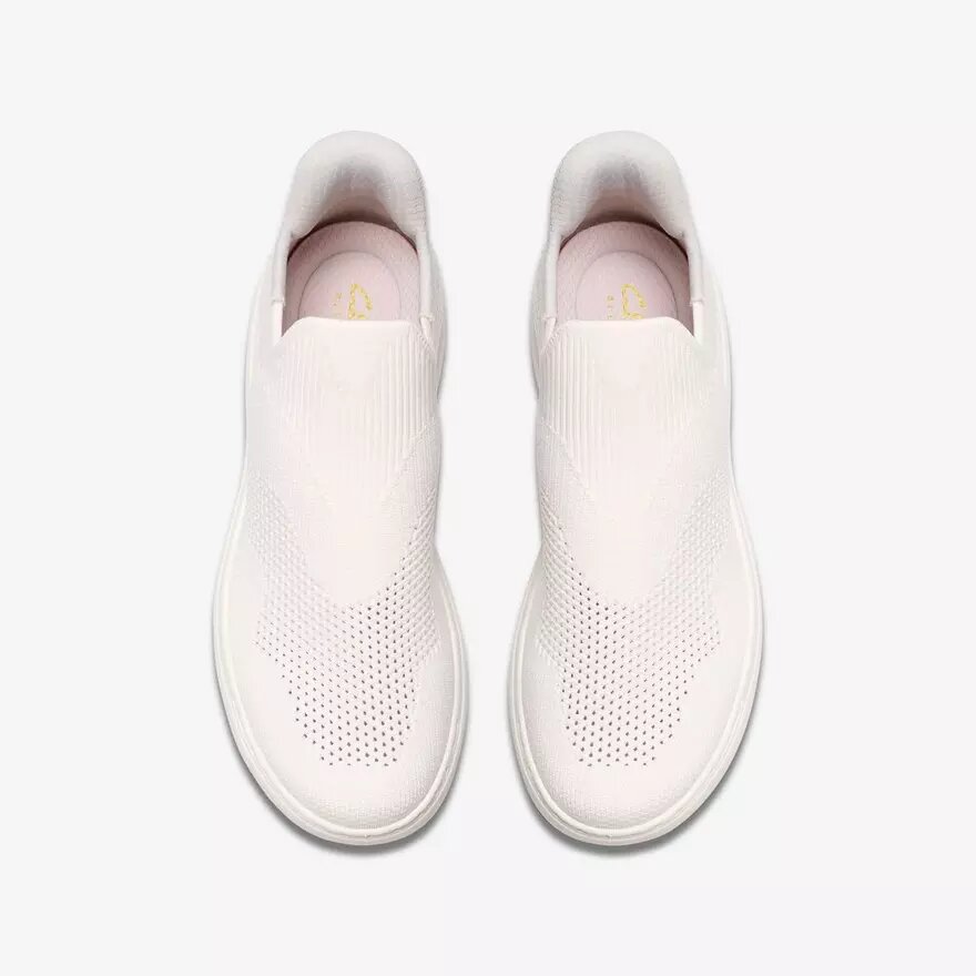 Nalle Step hvide strikkede Slip-ons til kvinder Nalle Step hvide strikkede Slip-ons til kvinder