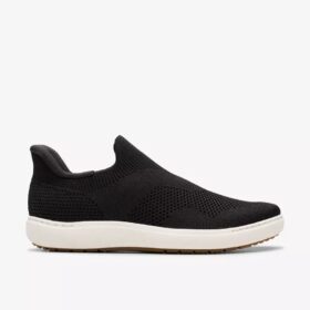 Nalle Step sorte strikkede Slip-ons til kvinder