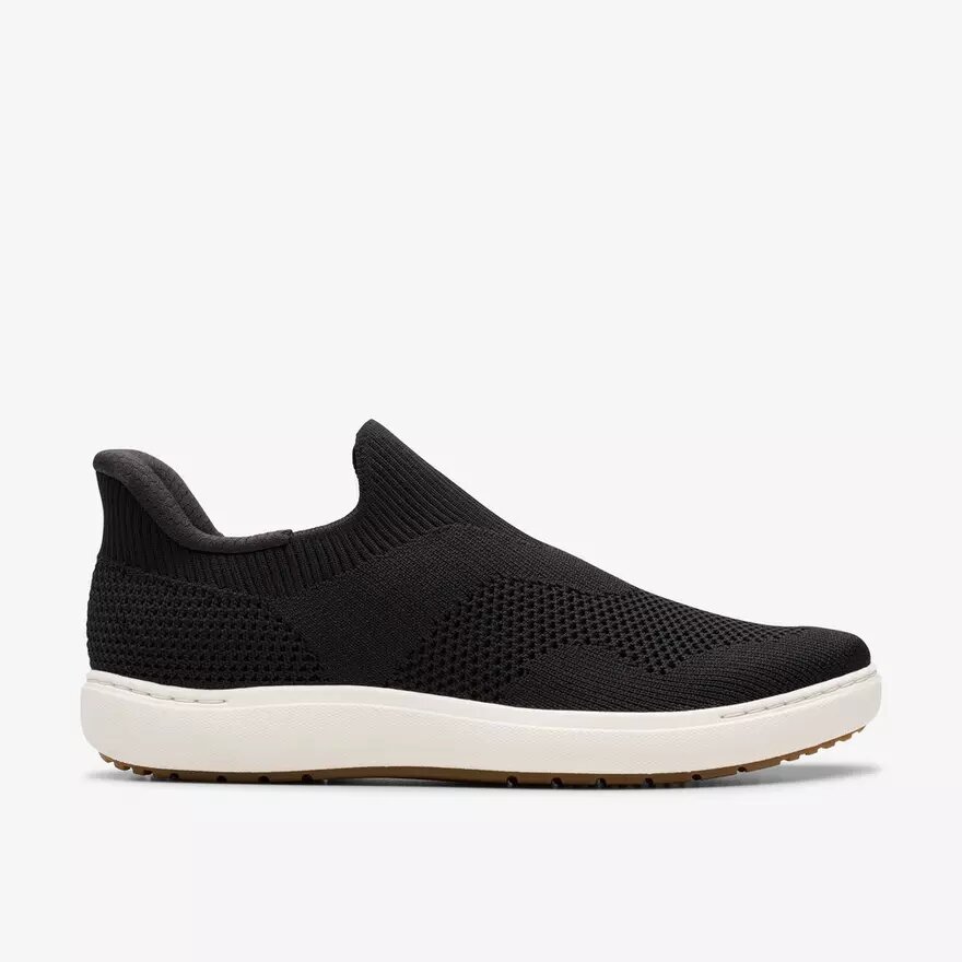 Nalle Step sorte strikkede Slip-ons til kvinder Nalle Step sorte strikkede Slip-ons til kvinder
