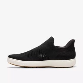 Nalle Step sorte strikkede Slip-ons til kvinder