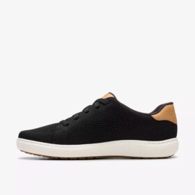 Nalle Walk sorte strikkede sneakers til kvinder