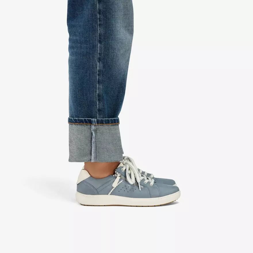 Nalle Zen blå nubuck-Sneakers til kvinder Nalle Zen blå nubuck-Sneakers til kvinder