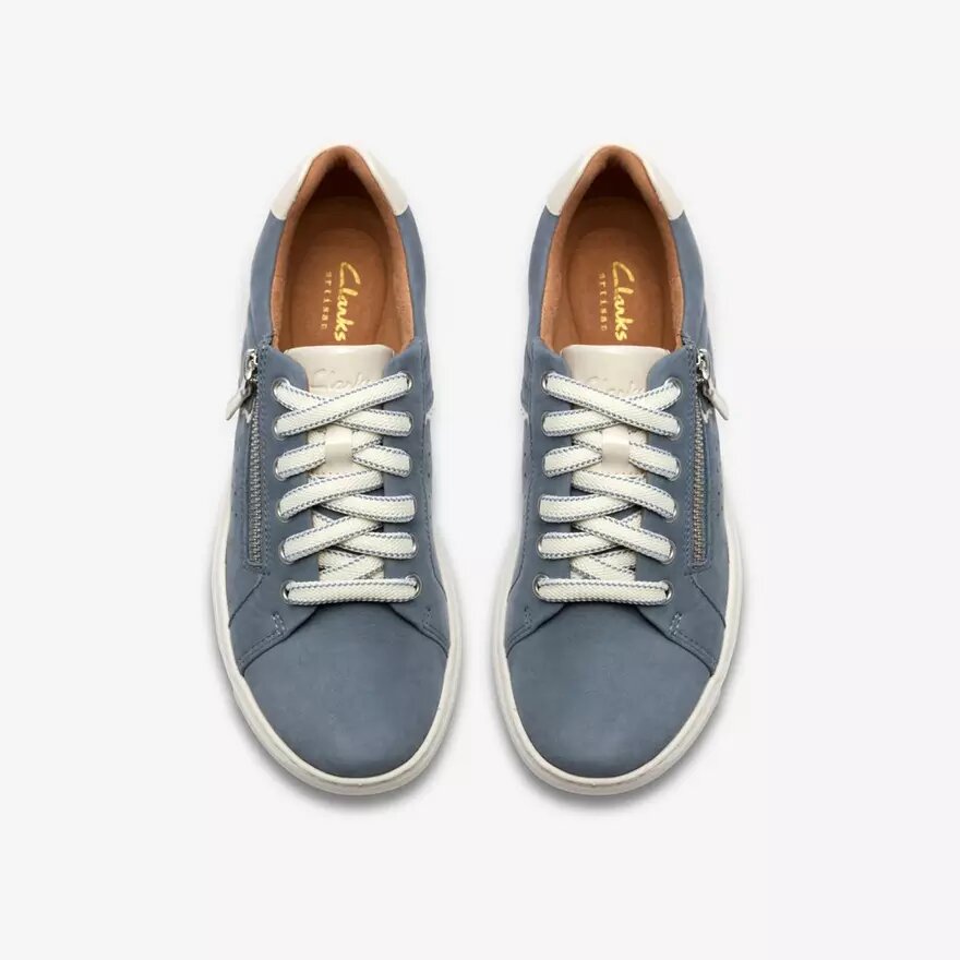 Nalle Zen blå nubuck-Sneakers til kvinder Nalle Zen blå nubuck-Sneakers til kvinder