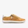 Nalle Zen gule nubuck-Sneakers til kvinder