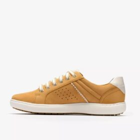 Nalle Zen gule nubuck-Sneakers til kvinder