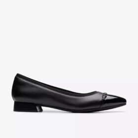 Natalyn slip-ons i mørk sort læder til kvinder
