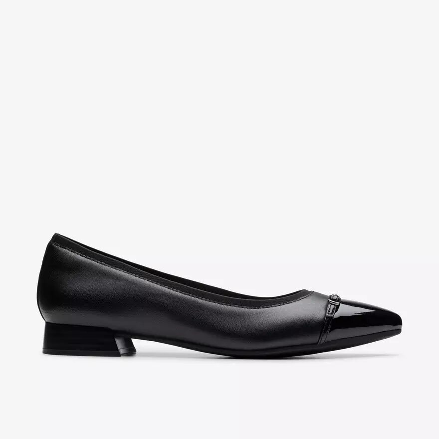 Natalyn slip-ons i mørk sort læder til kvinder Natalyn slip-ons i mørk sort læder til kvinder