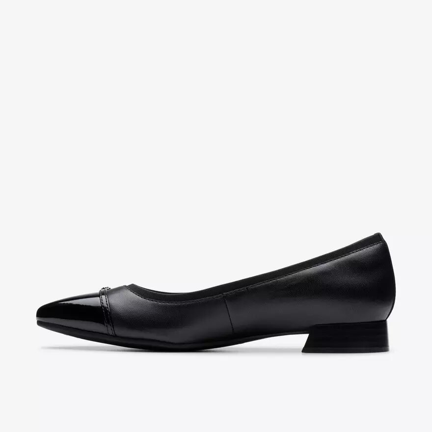 Natalyn slip-ons i mørk sort læder til kvinder Natalyn slip-ons i mørk sort læder til kvinder